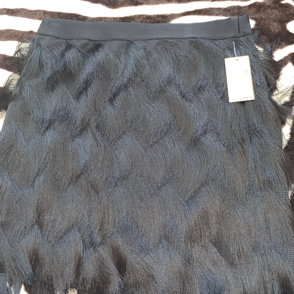 Black fringe skirt!